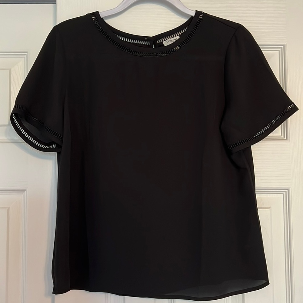 Black JCrew blouse